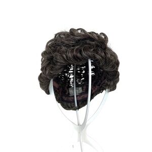 Vintage Rene Of Paris Wig Brown W/ Some Gray Short Curly Beautiful